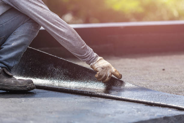 Professional Basement Waterproofing technician working in Fair Oaks, IN